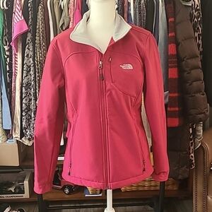 The North Face Apex Women's Jacket, Pink with Gray Accents Sz L
